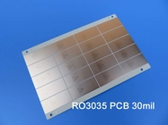 Carte PCB à haute fréquence de la carte électronique de Rogers RO3035 2-Layer Rogers 3035 30mil 0.762mm avec DK3.5 DF 0,0015