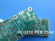 Carte PCB de Rogers rf établie sur RO3210 25mil 0.635mm DK10.2 avec de l'or d'immersion pour les systèmes des véhicules à moteur d'évitement de collision