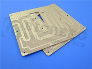 RO3206 PCB à haute fréquence construit sur un substrat de 25 millimètres 0,635 mm avec du cuivre à double face et de l'argent par immersion