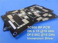 TC600 PCB à micro-ondes: gestion thermique par surcharge pour une action RF de haute puissance