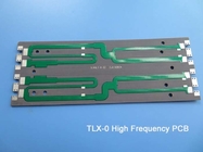 TLX-0 PCB rigide à deux couches construit sur des composites en fibre de verre PTFE avec substrat RF micro-ondes en or immersion
