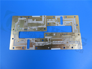 RT/duroïde 6035HTC PCB rigide à haute fréquence à double face avec 1 oz de cuivre et d'or immersion pour RF / micro-ondes
