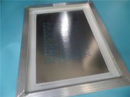 Aluminium fait par pochoir d'acier inoxydable de laser SMT 0.12mm avec le cadre d'aluminium de 520 x de 420mm
