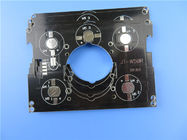 Carte PCB de noyau en métal établie sur la base en aluminium avec le masque noir de soudure