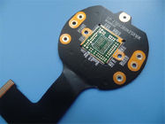 Rigide-câble épais flexible PCBs de PCBs 0.25mm de Polyimide de PCBs de double accès pour le commutateur de gigaoctet