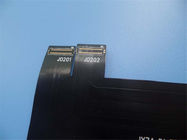 Carte PCB noire coverlay flexible d'or d'immersion de panneau du circuit FPC de PCBs de Polyimide de PCBs de double accès