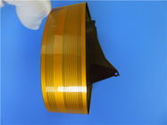 PCBs flexible mince à une seule couche construit sur le Polyimide avec 1oz le cuivre 0.2mm épais et or d'immersion pour les antennes incorporées