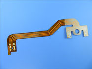 Carte PCB flexible de double couche établie sur le Polyimide avec le cuivre de 2 onces et l'or d'immersion pour le contrôle industriel