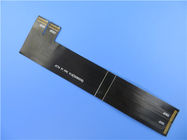 Carte PCB flexible de double couche avec le masque noir de soudure