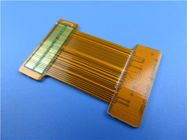 Panneau flexible de carte PCB de double couche avec le laser plaqué par or coupé pour l'échantillon de FPC