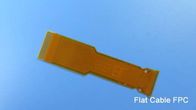 Circuit imprimé flexible à simple face de bande plate de PFC avec de l'or d'immersion pour la ceinture de contact