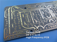 TLX-9 carte PCB de la carte PCB à haute fréquence taconique 62mil 1.575mm TLX-9 rf avec de l'argent d'immersion