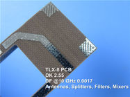 TLX-8 carte à haute fréquence taconique de la carte PCB 62mil 1.575mm TLX-8 rf avec OSP