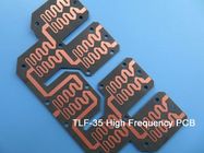 La micro-onde TLF-35 taconique électronique la carte PCB de la carte 30mil 0.762mm TLF-35 rf avec OSP