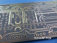 TLY-3 carte à haute fréquence taconique à micro-ondes TLY-3 de la carte PCB 30mil 0.762mm avec de l'or d'immersion