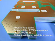 Carte PCB à haute fréquence de la carte de la carte PCB 2-Layer Rogers 3035 20mil 0.508mm de micro-onde de Rogers RO3035 DK3.5 DF 0,0015