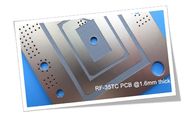 Le double à haute fréquence taconique de la carte PCB 60mil 1.525mm de RF-35TC a dégrossi carte PCB de rf avec de l'or d'immersion