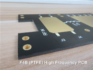 Le métal a basé la carte PCB à haute fréquence établie sur 3.0mm PTFE avec de l'or d'immersion du revêtement 1.0oz pour le dispositif par radio