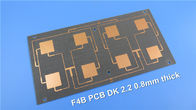 Carte PCB à haute fréquence de micro-onde de la carte électronique de PTFE F4B