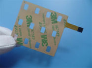 Conception flexible à simple face 3M Tape Adhesive de PCBs de Polyimide de PCBs FPC de membrane de clavier numérique