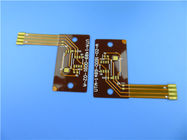 Circuit imprimé flexible à simple face (FPC) établi sur le Polyimide avec de l'or d'immersion