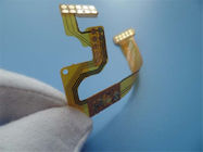 Or flexible d'immersion de PCBs FPC 4 de bande coverlay jaune flexible multicouche de la couche LED