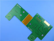 la carte PCB de Rigide-câble de 4 couches a construit sur 1.6mm FR4 et Polyimide de 0.2mm