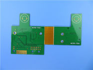 la carte PCB de Rigide-câble de 4 couches a construit sur 1.6mm FR4 et Polyimide de 0.2mm