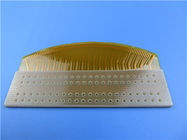 PCB adhésif flexible à couche unique construit sur polyimide avec or d'immersion pour le tableau de bord