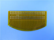PCB adhésif flexible à couche unique construit sur polyimide avec or d'immersion pour le tableau de bord