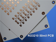 Rogers rf PCBs construit sur RO3210 50mil 1.27mm DK10.2 avec de l'or d'immersion pour des antennes de correction de microruban