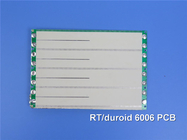 Rogers RT/duroid 6006 PCB haute fréquence sur 25mil, 50mil et 75mil Revêtement Immersion Gold pour avertissement radar au sol