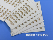Carte PCB à haute fréquence de micro-onde du panneau DK3.5 DF 0,0015 de la carte PCB 2-Layer Rogers 3035 10mil Cirucit de Rogers RO3035