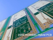 Carte PCB multicouche à haute fréquence hybride panneau hybride Bulit de carte PCB de 4 couches sur Rogers 20mil RO4003C et FR-4