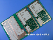Carte hybride de rf carte PCB à haute fréquence de 5 couches établie sur 10mil RO4350B et FR-4