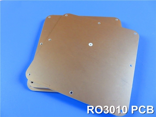 RO3010 PCB à 4 couches 2,7 mm Pas de vias aveugles plaqués 1 oz (1,4 mil) couches extérieures Cu poids