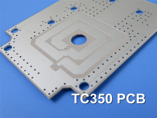 Les stratifiés Rogers TC350 sont des substrats de circuits imprimés à 2 couches PCB 20mil avec niveau de soudure à air chaud (HASL)