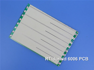 Rogers RT/duroïde 6006 PCB rigide en céramique à deux couches composites PTFE Immersion Gold épaisseur 2,03 mm