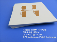Rogers TMM4 PCB avec une capacité à haute fréquence et un substrat de stabilité thermique (TMM4) - 0,508 mm (20 mil) Or immersion