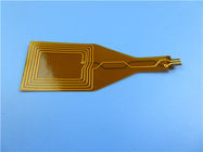 Carte PCB flexible de double couche établie sur le Polyimide avec de l'or d'immersion et le renfort de pi