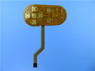 Circuit imprimé flexible FPC de 2 couches établi sur le Polyimide avec le renfort de pi et l'or d'immersion pour l'écran tactile capacitif