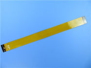 Carte électronique flexible de double couche sur le Polyimide avec le masque jaune et le renfort de pi pour le commutateur en couche mince