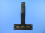 Circuit imprimé flexible à une seule couche (FPC) avec le renfort FR-4 de 1.0mm et masque noir de soudure pour le module sans fil