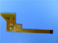 Circuit imprimé flexible (FPC) établi sur le Polyimide 1oz avec de l'or plaqué pour le module de la température