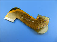 Circuit imprimé flexible (FPC) établi sur le Polyimide 1oz avec de l'or plaqué et renfort de pi pour le modem USB