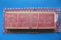 Carte PCB de 10 couches rf établie sur RO4350B et FR-4 combinés avec le masque de soudure et l'or rouges d'immersion