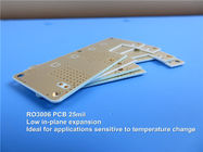 Carte PCB à haute fréquence d'or de micro-onde de la carte PCB 10mil DK6.15 DF 0,002 de la carte électronique de Rogers RO3006 2-Layer Rogers 3006