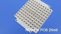 Carte PCB à haute fréquence de la carte de la carte PCB 2-Layer Rogers 3006 25mil 0.635mm de micro-onde de Rogers RO3006 DK6.15 DF 0,002