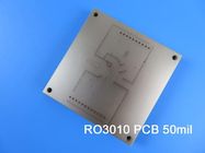 Carte PCB de micro-onde de la carte électronique de Rogers RO3010 rf 2-Layer Rogers 3010 50mil 1.27mm avec de l'argent d'immersion