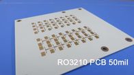 Rogers rf PCBs construit sur RO3210 50mil 1.27mm DK10.2 avec de l'or d'immersion pour des antennes de correction de microruban